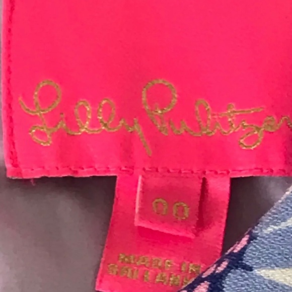 Lilly Pulitzer Women’s Romper Dress Size 00 VGUC - Picture 5 of 5